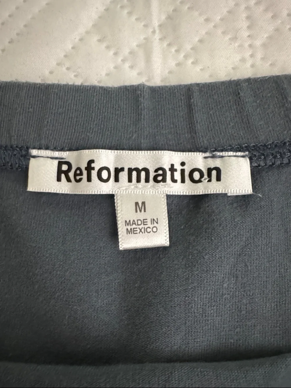 Reformation Cotton Pull On Midi Pencil Skirt Size Medium